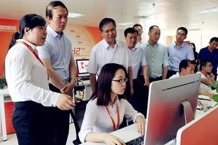 趙潤民一行調研我區(qū)電子商務進農村綜合示范工作